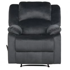 Brennan Comfort Gray Manual Recliner by Lifestyle Solutions