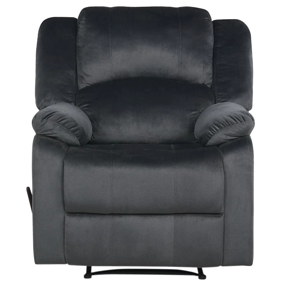 Brennan Comfort Gray Manual Recliner by Lifestyle Solutions 1 Brennan Comfort Gray Manual Recliner by Lifestyle Solutions