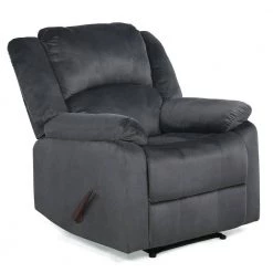 Brennan Comfort Gray Manual Recliner by Lifestyle Solutions 9 Brennan Comfort Gray Manual Recliner by Lifestyle Solutions -Basicwise Online Shop gray lifestyle solutions recliners rcpsdm2616 c3 1000