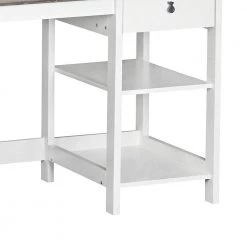 Finley 59 in. Gray Oak Writing Desk by SAINT BIRCH 13 Finley 59 in. Gray Oak Writing Desk by SAINT BIRCH -Basicwise Online Shop gray oak saint birch writing desks sbfl1025wdwg 1f 1000