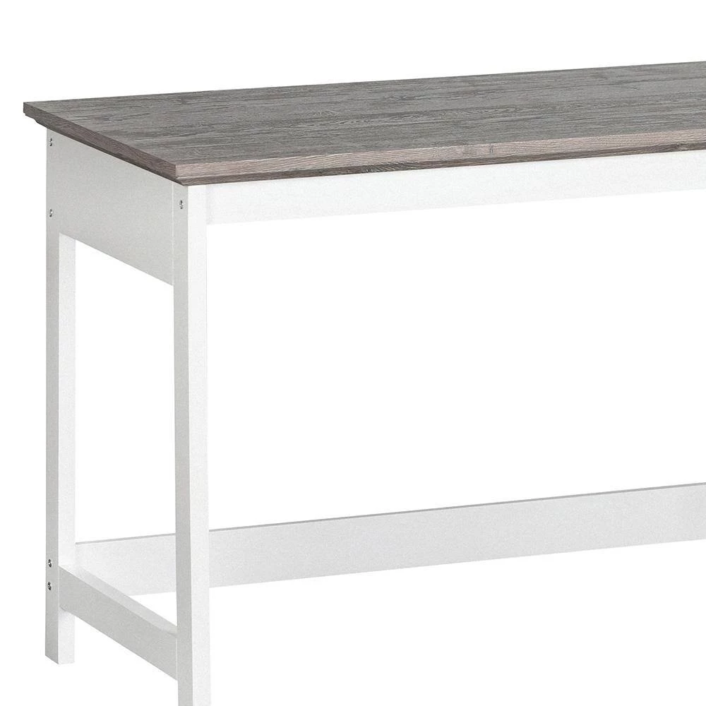 Finley 59 in. Gray Oak Writing Desk by SAINT BIRCH 5 Finley 59 in. Gray Oak Writing Desk by SAINT BIRCH - Image 5