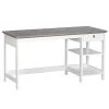 Finley 59 in. Gray Oak Writing Desk by SAINT BIRCH