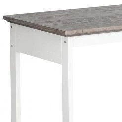 Finley 47.3 in. Gray Oak Writing Desk by SAINT BIRCH -Basicwise Online Shop gray oak saint birch writing desks sbfl1125wdwg 4f 1000