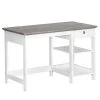 Finley 47.3 in. Gray Oak Writing Desk by SAINT BIRCH