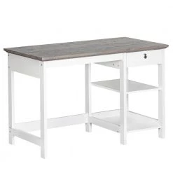 Finley 47.3 in. Gray Oak Writing Desk by SAINT BIRCH