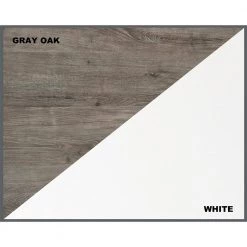 Finley 47.3 in. Gray Oak Writing Desk by SAINT BIRCH -Basicwise Online Shop gray oak saint birch writing desks sbfl1125wdwg fa 1000