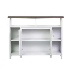 Olivia 15.8 in. Gray Oak and White Rectangular Wood Console Table by SAINT BIRCH 14 Olivia 15.8 in. Gray Oak and White Rectangular Wood Console Table by SAINT BIRCH -Basicwise Online Shop gray oak white saint birch console tables sbov7025cswg 44 1000