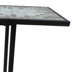 Lori 13 in. Gray 20 in. Square Tile End Table by SAINT BIRCH 13 Lori 13 in. Gray 20 in. Square Tile End Table by SAINT BIRCH -Basicwise Online Shop gray saint birch end side tables sbshomt014 1f 1000