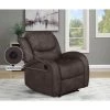 Reflex 20 in. Width Standard Java Fabric 1 Position Recliner by Lifestyle Solutions