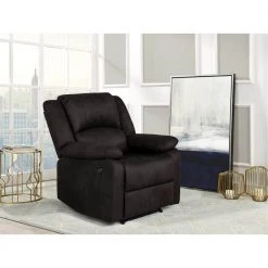 Anya Reflex 22 in. Width Standard Java Fabric Adjustable Headrest 1 Position Recliner by Lifestyle Solutions 11 Anya Reflex 22 in. Width Standard Java Fabric Adjustable Headrest 1 Position Recliner by Lifestyle Solutions -Basicwise Online Shop java lifestyle solutions recliners rc ptnku3203m 77 1000