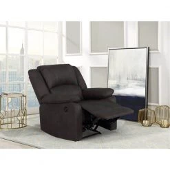 Anya Reflex 22 in. Width Standard Java Fabric Adjustable Headrest 1 Position Recliner by Lifestyle Solutions 10 Anya Reflex 22 in. Width Standard Java Fabric Adjustable Headrest 1 Position Recliner by Lifestyle Solutions -Basicwise Online Shop java lifestyle solutions recliners rc ptnku3203m a0 1000