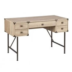Langer 47.3 in. Light Oak Writing Desk by SAINT BIRCH
