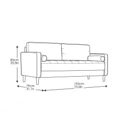 Lillith 31.1 in. Navy Blue Polyester 4-Seater Tuxedo Sofa with Square Arms by Lifestyle Solutions -Basicwise Online Shop navy blue lifestyle solutions sofas couches lk lgfsp3gu3051 4f 1000