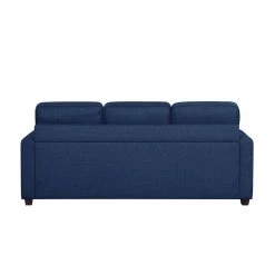 Jen 80 in. W Navy Upholstered Queen Sleeper Sofabed by Lifestyle Solutions -Basicwise Online Shop navy lifestyle solutions sofa beds lsjdiqku2051 66 1000