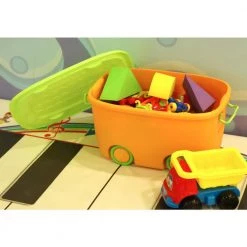 Orange and Green Mobile Toy Box by Basicwise -Basicwise Online Shop orange green basicwise toy boxes qi003221 31 1000