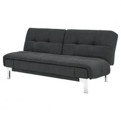 Relax A Lounger Kaylani Pepper Fabric Upholstered Convertibe Sleeper Sofa by Lifestyle Solutions -Basicwise Online Shop pepper lifestyle solutions sofa beds rawsbs3sm6084p 1d 1000