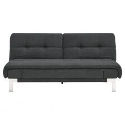 Relax A Lounger Kaylani Pepper Fabric Upholstered Convertibe Sleeper Sofa by Lifestyle Solutions
