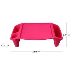 Pink Kids Lap Desk Tray, Portable Activity Table by Basicwise -Basicwise Online Shop pink basicwise kids desks qi003253p 40 1000