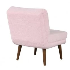 Dan Pink Microfiber Upholstered Chair by Lifestyle Solutions -Basicwise Online Shop pink lifestyle solutions accent chairs lsdkrtm35110 66 1000