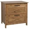 Houston Rustic Brown 2-Drawer Lateral File Cabinet by SAINT BIRCH
