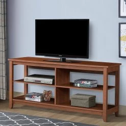Salisbury 47.71 in. Rustic Brown TV Stand Fits TV's up to 50 in. by SAINT BIRCH -Basicwise Online Shop rustic brown saint birch tv stands sbgm7021tvbm 31 1000