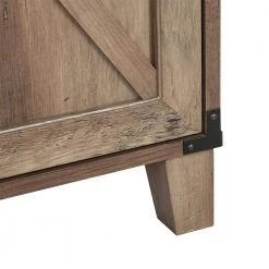 Cambridge 31.5 in. Rustic Oak Laptop Credenza by SAINT BIRCH -Basicwise Online Shop rustic oak saint birch accent cabinets sbof4601cdro c3 1000