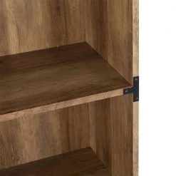 Cambridge 71 in. Rustic Oak 5-Shelf Standard Bookcase by SAINT BIRCH 8 Cambridge 71 in. Rustic Oak 5-Shelf Standard Bookcase by SAINT BIRCH -Basicwise Online Shop rustic oak saint birch bookcases bookshelves sbof3401bkro c3 1000