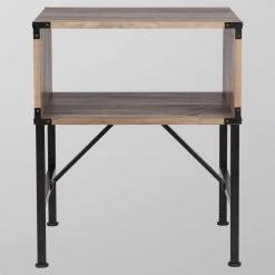 Cambridge 3- Piece Rustic Oak Rectangle Wood Top Coffee Table Set (1 Coffee x 2 End Tables) by SAINT BIRCH 13 Cambridge 3- Piece Rustic Oak Rectangle Wood Top Coffee Table Set (1 Coffee x 2 End Tables) by SAINT BIRCH -Basicwise Online Shop rustic oak saint birch coffee tables sbof86018701 1f 1000