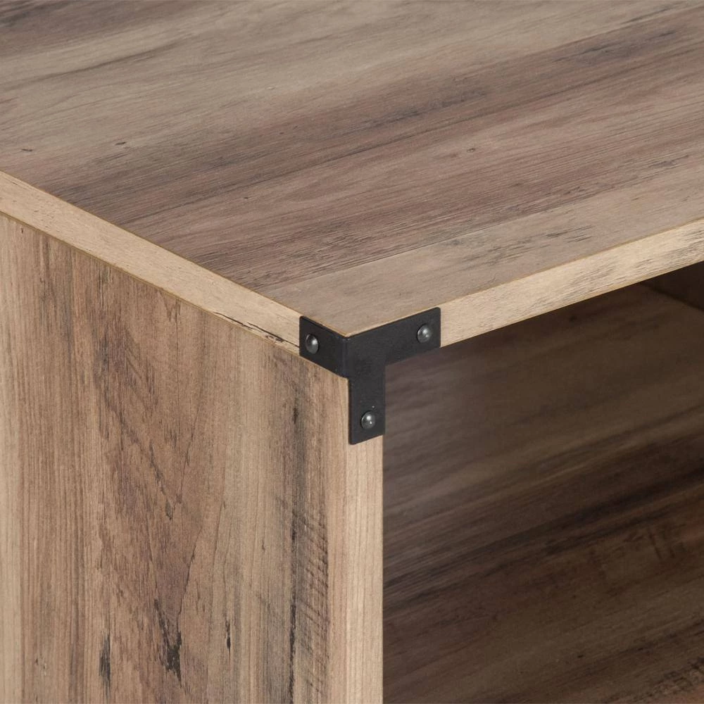 Cambridge 3- Piece Rustic Oak Rectangle Wood Top Coffee Table Set (1 Coffee x 2 End Tables) by SAINT BIRCH 8 Cambridge 3- Piece Rustic Oak Rectangle Wood Top Coffee Table Set (1 Coffee x 2 End Tables) by SAINT BIRCH - Image 8