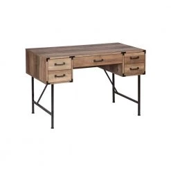 Cambridge 47.2 in. Rustic Oak Writing Desk by SAINT BIRCH