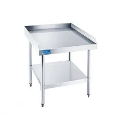 24 in. x 24 in. Stainless Steel Equipment Stand. Kitchen Utility Table . Heavy Duty, Commercial Grade, NSF. by AMGOOD