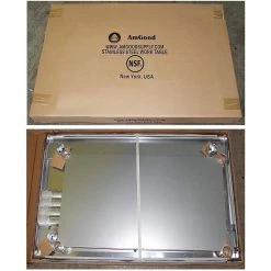 24 in. x 24 in. Stainless Steel Equipment Stand. Kitchen Utility Table . Heavy Duty, Commercial Grade, NSF. by AMGOOD -Basicwise Online Shop stainless steel amgood kitchen prep tables amg es 2424 77 1000