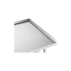 24 in. x 96 in. Stainless Steel Equipment Stand. Kitchen Utility Table . Heavy Duty, Commercial Grade, NSF. by AMGOOD -Basicwise Online Shop stainless steel amgood kitchen prep tables amg es 2496 1f 1000