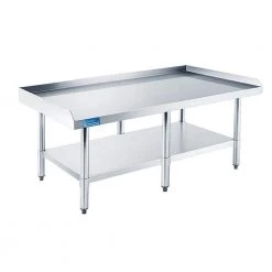 24 in. x 96 in. Stainless Steel Equipment Stand. Kitchen Utility Table . Heavy Duty, Commercial Grade, NSF. by AMGOOD