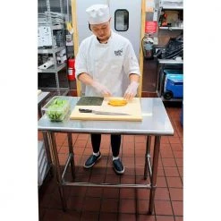 18 in. x 36 in. Stainless Steel Open Base Kitchen Utility Table Metal Prep Table by AMGOOD -Basicwise Online Shop stainless steel amgood kitchen prep tables amg wt 1836 rcb 76 1000