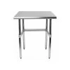 24 in. x 18 in. Stainless Steel Open Base Kitchen Utility Table Metal Prep Table by AMGOOD