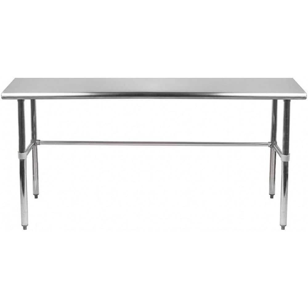 24 in. x 60 in. Stainless Steel Open Base Kitchen Utility Table Metal Prep Table by AMGOOD 1 24 in. x 60 in. Stainless Steel Open Base Kitchen Utility Table Metal Prep Table by AMGOOD