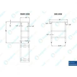 30 in. x 15 in. Stainless Steel Kitchen Utility Table with 2 Adjustable Shelves : Metal Prep Table by AMGOOD 13 30 in. x 15 in. Stainless Steel Kitchen Utility Table with 2 Adjustable Shelves : Metal Prep Table by AMGOOD -Basicwise Online Shop stainless steel amgood kitchen prep tables amg wt 3015 2sh 1f 1000