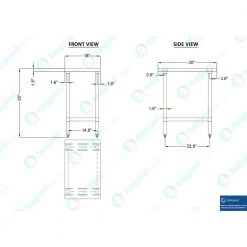 30 in. x 18 in. Stainless Steel Kitchen Utility Table with Adjustable Bottom Shelf by AMGOOD -Basicwise Online Shop stainless steel amgood kitchen prep tables amg wt 3018 4f 1000