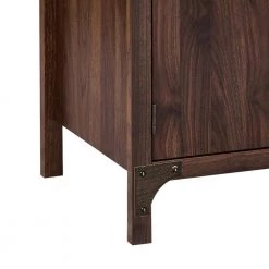 2-Door Hanson 31.5 in. Walnut Accent Cabinet by SAINT BIRCH -Basicwise Online Shop walnut saint birch accent cabinets sblg4005sgwn 4f 1000