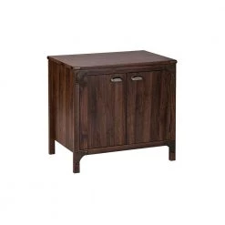 2-Door Hanson 31.5 in. Walnut Accent Cabinet by SAINT BIRCH