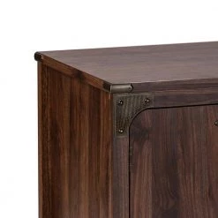 2-Door Hanson 31.5 in. Walnut Accent Cabinet by SAINT BIRCH -Basicwise Online Shop walnut saint birch accent cabinets sblg4005sgwn c3 1000