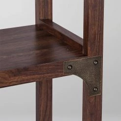 Hanson 65.2 in. Walnut 4-Shelf Standard Bookcase by SAINT BIRCH 9 Hanson 65.2 in. Walnut 4-Shelf Standard Bookcase by SAINT BIRCH -Basicwise Online Shop walnut saint birch bookcases bookshelves sblg3005bkwn 4f 1000