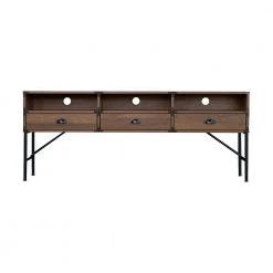 Brunei 59 in. Walnut TV Stand 3-Drawer Fits TV up to 59 in. by SAINT BIRCH -Basicwise Online Shop walnut saint birch tv stands sbbx7300tvwn 1f 1000