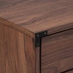 Bombay 59 in. Walnut Writing Desk by SAINT BIRCH -Basicwise Online Shop walnut saint birch writing desks sbbx1700wdwn 1f 1000