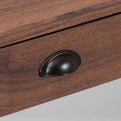 Bombay 59 in. Walnut Writing Desk by SAINT BIRCH -Basicwise Online Shop walnut saint birch writing desks sbbx1700wdwn 4f 1000