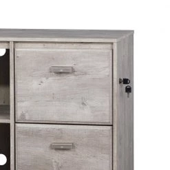 Elma Washed Gray Pedestal File Cabinet by SAINT BIRCH -Basicwise Online Shop washed gray saint birch file cabinets sbel4009fcwg 1f 1000
