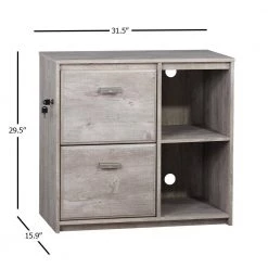 Elma Washed Gray Pedestal File Cabinet by SAINT BIRCH -Basicwise Online Shop washed gray saint birch file cabinets sbel4009fcwg 44 1000