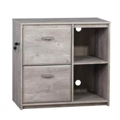 Elma Washed Gray Pedestal File Cabinet by SAINT BIRCH