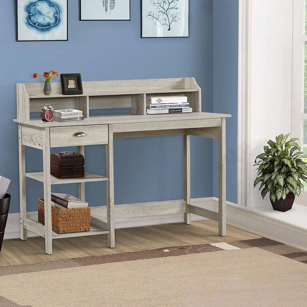 Finley 47.24 in. Washed Gray Writing Desk by SAINT BIRCH 9 Finley 47.24 in. Washed Gray Writing Desk by SAINT BIRCH - Image 9